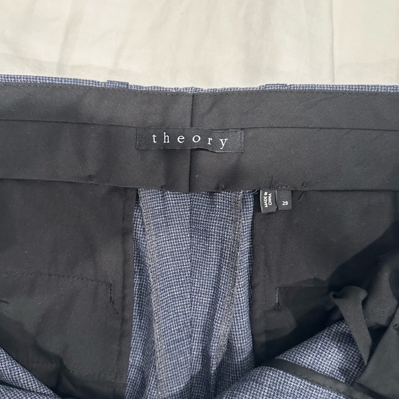 Theory blue dress pants in size 29 - Picture 4 of 4